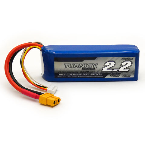 Turnigy 2200mAh 3S 11.1V LiPo Battery 25C 35C (XT60 Connector)