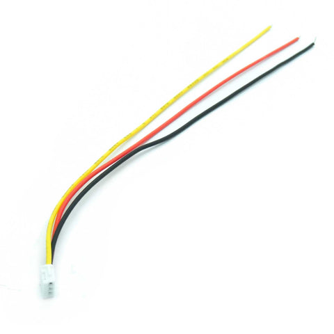 5pcs ZH1.5 3-Pin Male Connector with 10CM Cable for Camera/Other 28AWG Red/Yellow/White