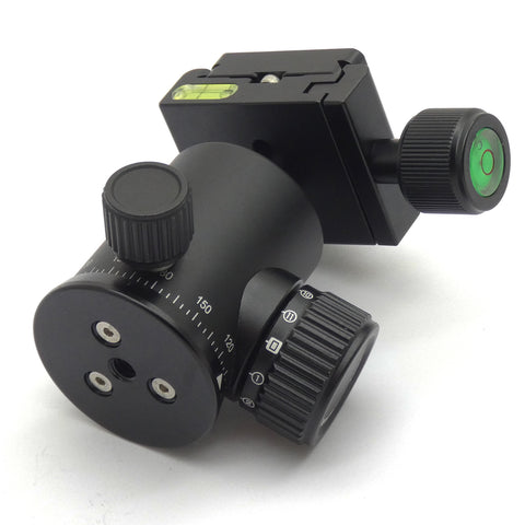 Cambofoto DSLR BC-30 Ball Head Mount System for Camera Tripods All Metal 360-Degree Quick Release