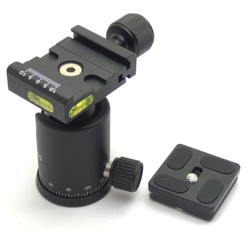 Cambofoto DSLR BC-30 Ball Head Mount System for Camera Tripods All Metal 360-Degree Quick Release