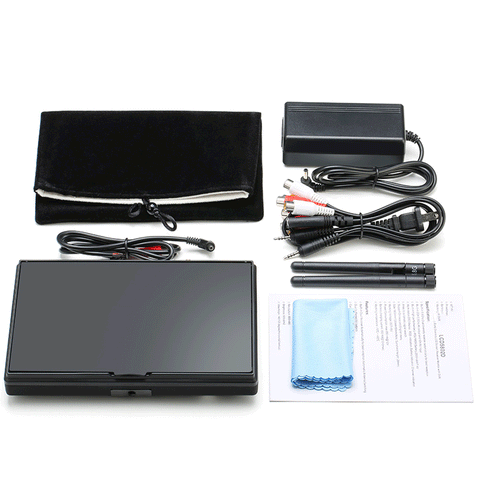 5.8GHz AIO 7" FPV Monitor Built-In Battery 800x480 with DVR and 40Ch Diversity