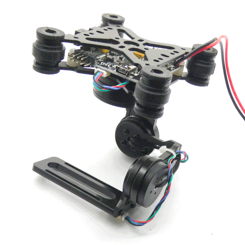 3-Axis Brushless Gimbal for FPV Camera Drones Lightweight CNC Aluminum