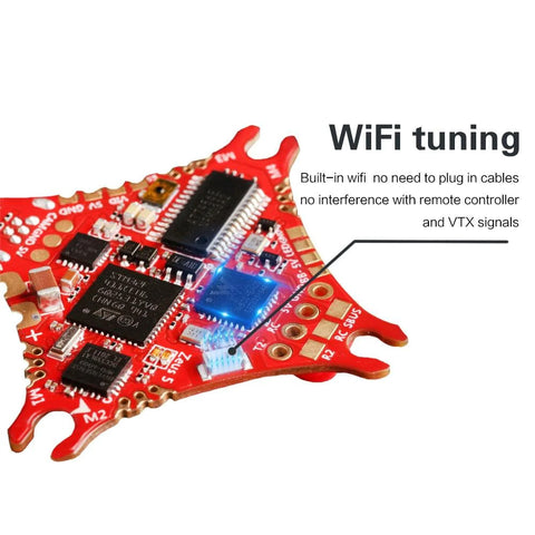 HGLRC Zeus5 AIO F411 Flight Controller with Built-In 5A 1-2S ESC with WiFi