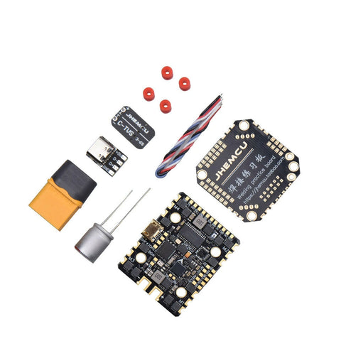 JHEMCU GHF420AIO BGA F4 OSD Flight Controller w/ 5V 10V BEC Output & Built-in 40A BL_S 4In1 ESC