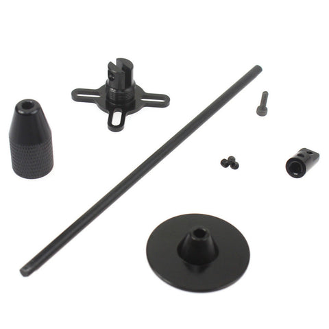 Aluminum Carbon Fiber GPS Antenna Mount Folding Bracket - Black Anodized