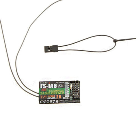 FlySky FS-iA6 6-Channel 2.4GHz Receiver AFHDS 2A Protocol Dual Antenna