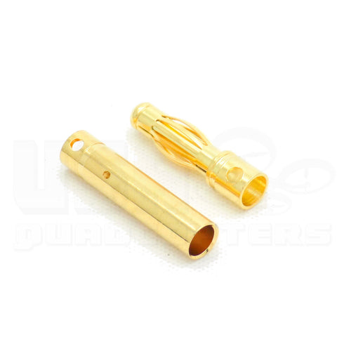 20pcs 4mm Bullet Connectors Male and Female Plugs (10x Male / 10x Female)