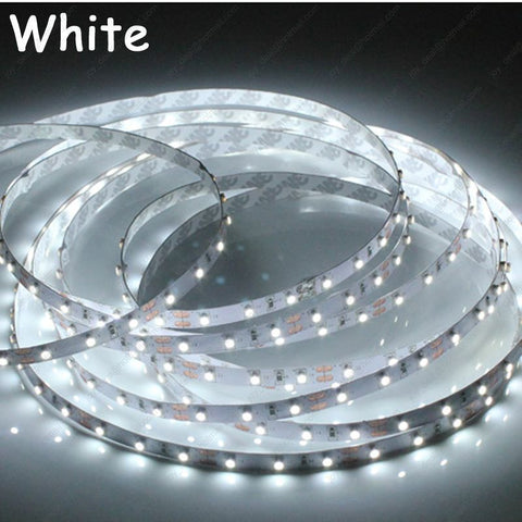 12V 1M 5M Waterproof LED Light Strips 6 Colors 3528SMD (1 Meter / 5 Meters)