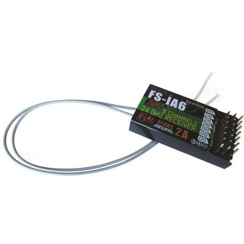 FlySky FS-iA6 6-Channel 2.4GHz Receiver AFHDS 2A Protocol Dual Antenna