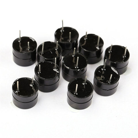 10pcs 3V Active Buzzers 90dB Loud 12mm Piezo Buzzers (3V - 5.5V)