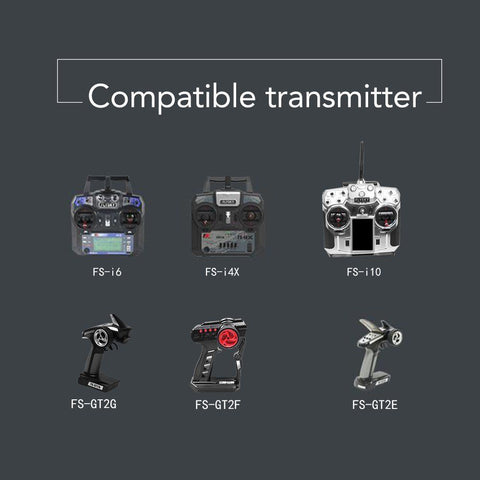FlySky FS-iA6 6-Channel 2.4GHz Receiver AFHDS 2A Protocol Dual Antenna