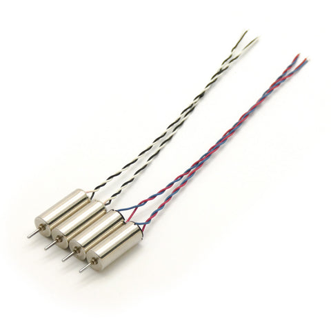 4pcs 615 6x15mm Coreless Brushed Motors 0.8mm Shaft 1S Drones (2x CW / 2x CCW