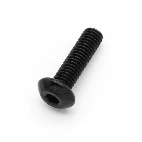 10pcs M5x18mm Button Head Hex Machine Screw Black Oxide