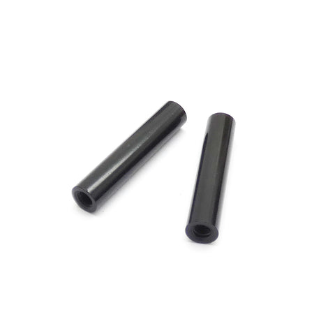 10pcs M3x25mm Aluminum Anodized Spacer Standoff (Black)