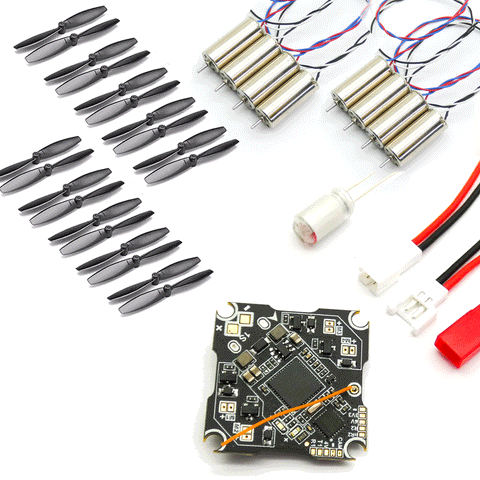SpeedyFPV X110B 110mm Brushed FPV Drone Kit with Camera, VTx, AIO F4 FC/ESC (Kit/No Receiver)