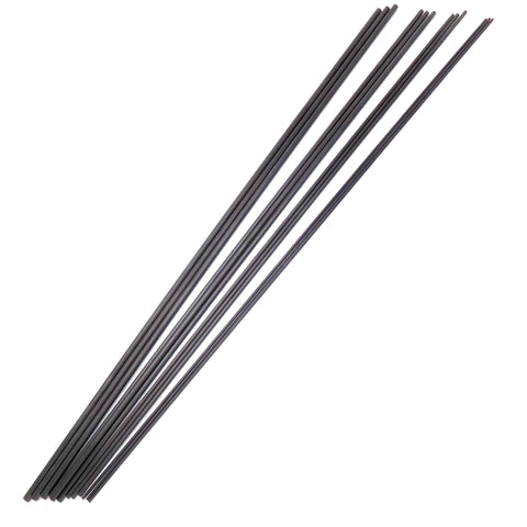 250mm/500mm Pultruded Carbon Fiber Round Rod 1-10mm Diameter