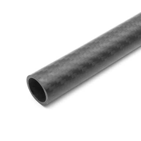 1 Meter Carbon Fiber Tube Roll Wrapped 14/16/18/20/25mm, Matte/Gloss Finish, Twill/Plain Weave, 1mm/2mm Wall Thickness