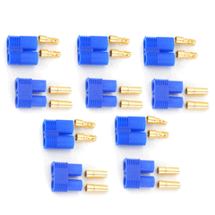 EC3 Connector Male and Female Plug with 3mm Bullet Connectors (5 Pairs)