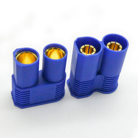 4pcs EC8 Connectors 8mm Banana Plug Bullet Connector (2x Male / 2x Female Connectors)