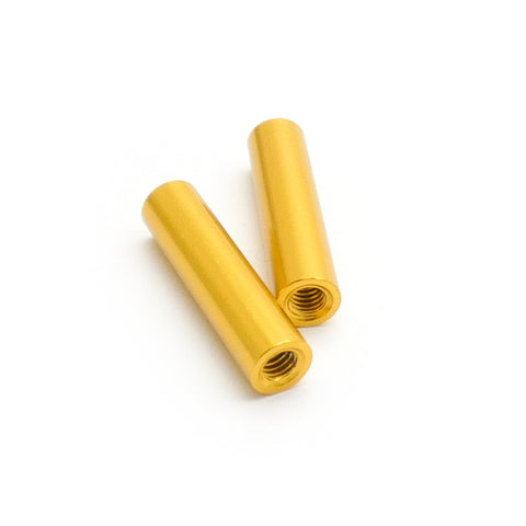 10pcs M3x20mm Aluminum Anodized Spacer Standoff (Gold)