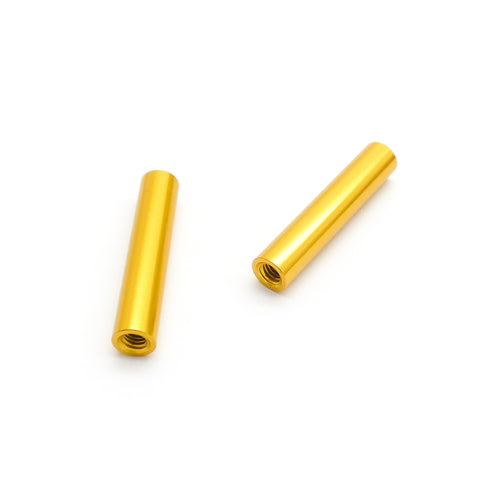 10pcs M3x25mm Aluminum Anodized Spacer Standoff (Gold)