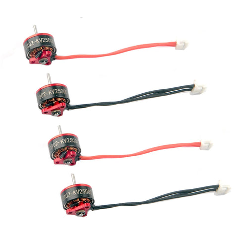 4pcs Happymodel SE0802 1-2S Brushless Motor 1mm Shaft (16000KV/19000KV) (2x CW / 2x CCW)