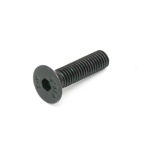 10pcs M5x20mm Countersunk Hex Machine Screw Black Oxide