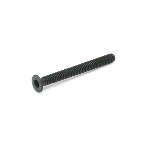 50pcs M2x20mm Steel Hex Socket Countersunk Machine Screw Black Oxide