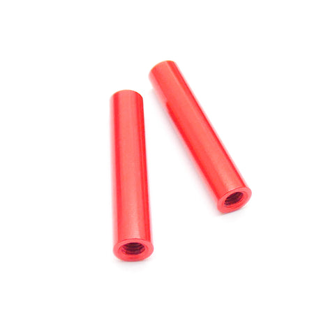 10pcs M3x25mm Aluminum Anodized Spacer Standoff (Red)