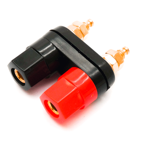 4pcs Dual 4mm Banana Plug Bullet Connector Jack Socket for Speaker Amplifier Terminal