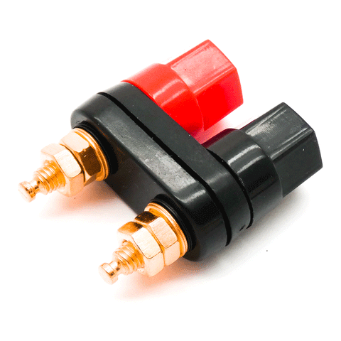 4pcs Dual 4mm Banana Plug Bullet Connector Jack Socket for Speaker Amplifier Terminal