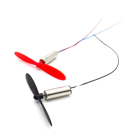 4pcs 720 Brushed Motor Set 4pcs 7x20mm Coreless Motor 1mm Shaft (2x CW / 2x CCW)