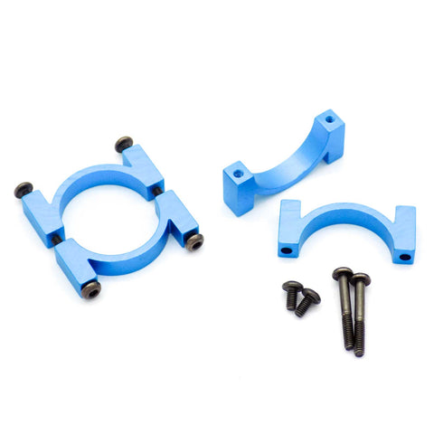 4sets 22mm CNC Aluminum Tube Clamp Mount (Blue Anodized)