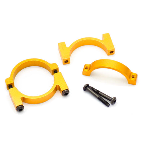 4 Sets 22mm CNC Aluminum Tube Clamp Mount (Gold Anodized)