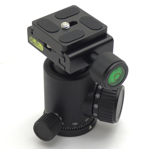 Cambofoto DSLR BC-30 Ball Head Mount System for Camera Tripods All Metal 360-Degree Quick Release