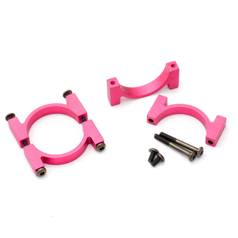 4sets 22mm CNC Aluminum Tube Clamp Mount (Red Anodized)