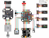 JHEMCU F745 NOXE BL32A60 Mini Stack 3-6S Flight Controller w/ 60A 4-in-1 ESC