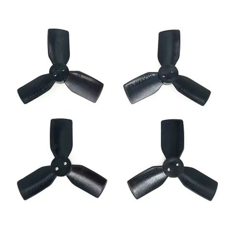 HQProp T1.9X3X3 1.9 Inch 1mm T-Mount 3-Blade Propeller Set (2x CW / 2x CCW) Poly Carbonate