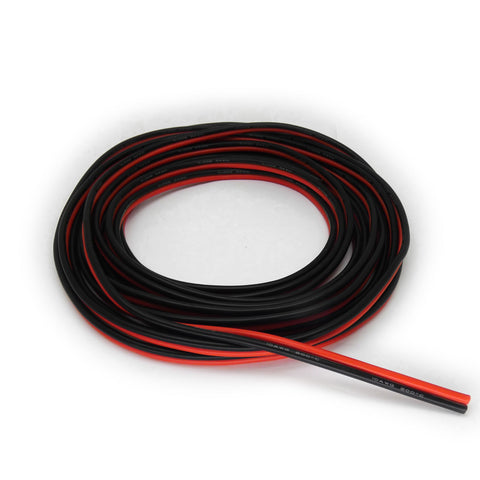 10 AWG Silicone Wire/cable RC ESC Motor LiPo 0.5/1/2/5/10m - Red & Black 10awg E - Foto 3