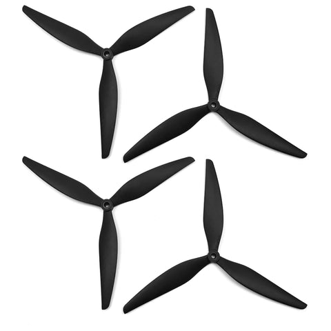 HQProp Macroquad 10x4.8x3 10 Inch 3-Blade Fiberglass Reinforced Propellers (2x CW / 2x CCW)