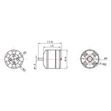 Readytosky 1104 Brushless Motor 7500KV 2S-3S