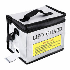Medium Portable Lipo Battery Safety Bag Guard Fireproof Fiberglass 145x165x215mm