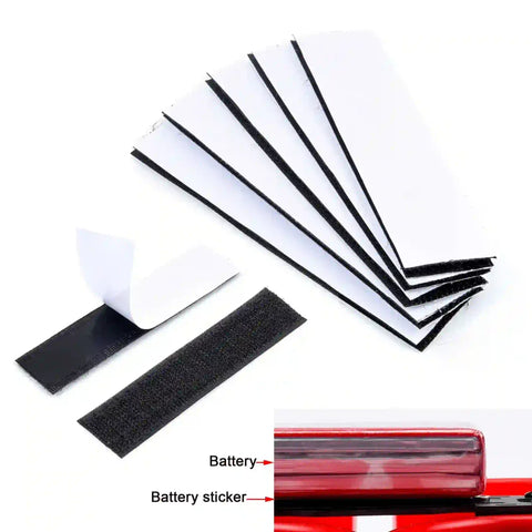 10pcs Battery Surface Grip Sticker Mat Tape Hook and Loop