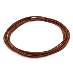 15ft 18AWG 18 Gauge Silicone 200C Flexible Copper Cable High Strand Count (Brown)