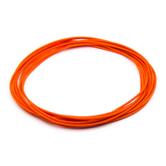 15ft 18AWG 18 Gauge Silicone 200C Flexible Copper Cable High Strand Count (Orange)