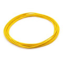 15ft 18AWG 18 Gauge Silicone 200C Flexible Copper Cable High Strand Count (Yellow)