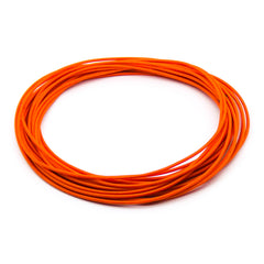 30ft 18AWG 18 Gauge Silicone 200C Flexible Copper Cable High Strand Count (Orange)