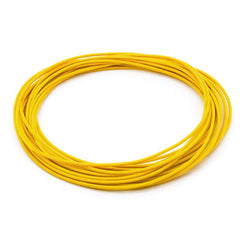 30ft 18AWG 18 Gauge Silicone 200C Flexible Copper Cable High Strand Count (Yellow)