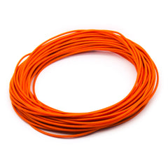60ft 18AWG 18 Gauge Silicone 200C Flexible Copper Cable High Strand Count (Orange)