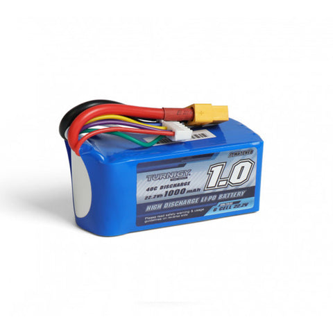 Turnigy 1000mAh 6S 22.2V 40C Lipo Battery Pack w/ XT60